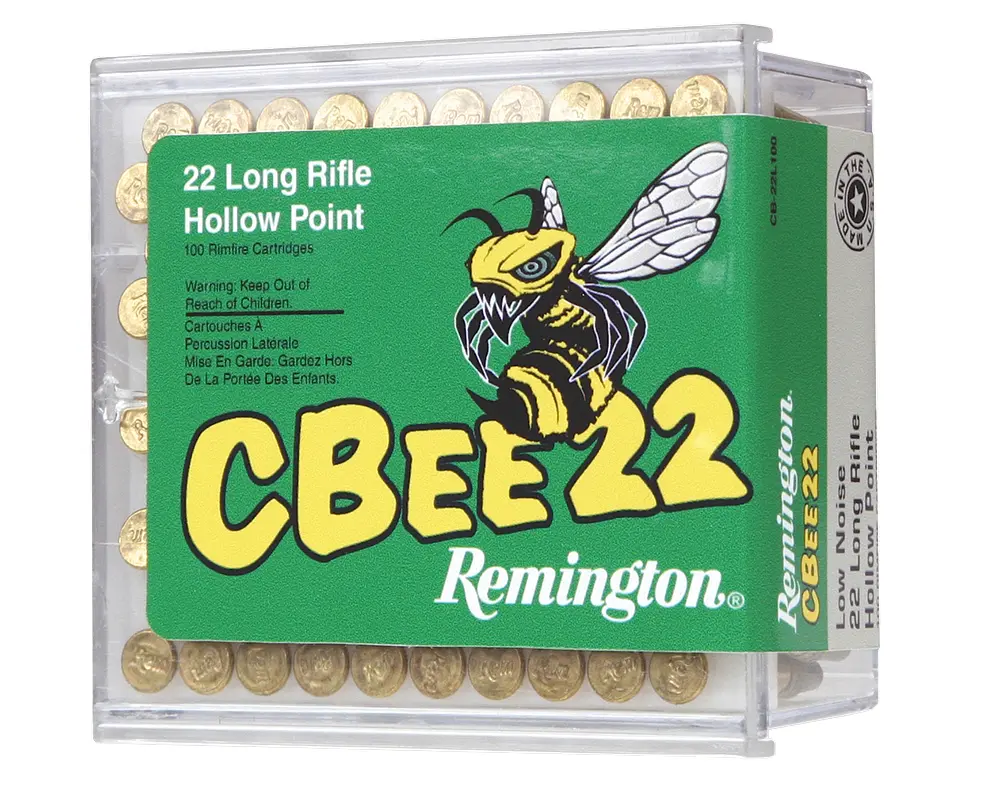 Remington Ammunition 21119 Cbee Rimfire 22LR 33gr Hollow Point 100 Per Box/50 Case
