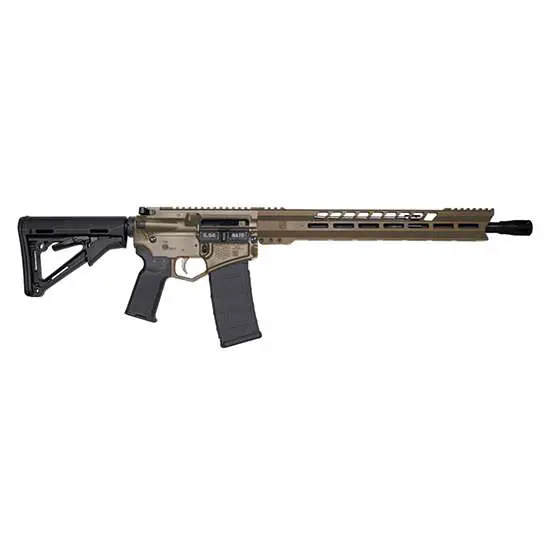 DIAMONDBACK BLACK GOLD DB15 5.56 16" BBL, 15" MLOK V-RAIL FDE 1-30RD MAG