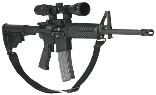 Max Ops SPT4 Duty Tactical Sling Black Webbing 11" OAL Adjustable Two-Point Tactical