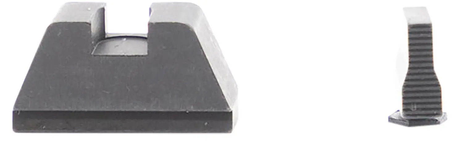AmeriGlo GL429 Optic Compatible Sight Set for Glock XL Tall Serrated Front Sight-Black Rear Sight