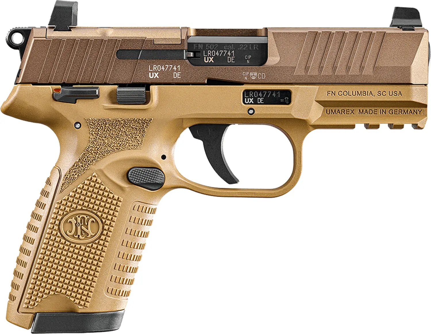 FNM 502 MRD 22LR DA FD 10RD CA