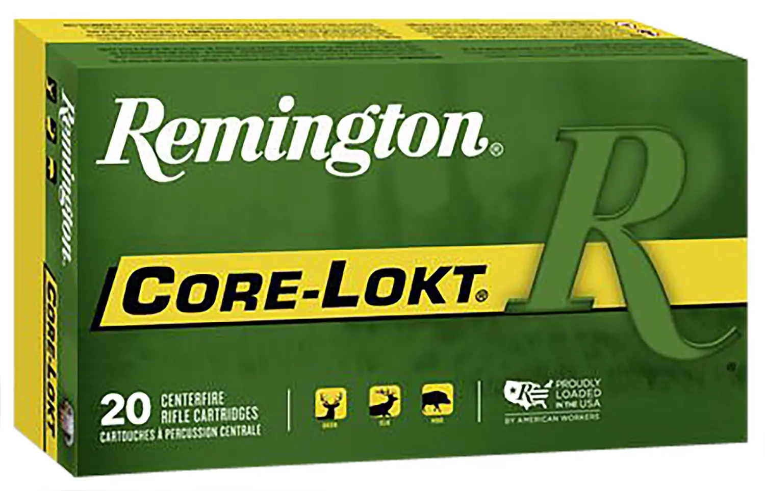 Remington Ammunition 22189 Core-Lokt 338WinMag 225gr Pointed Soft Point 20 Per Box/10 Case