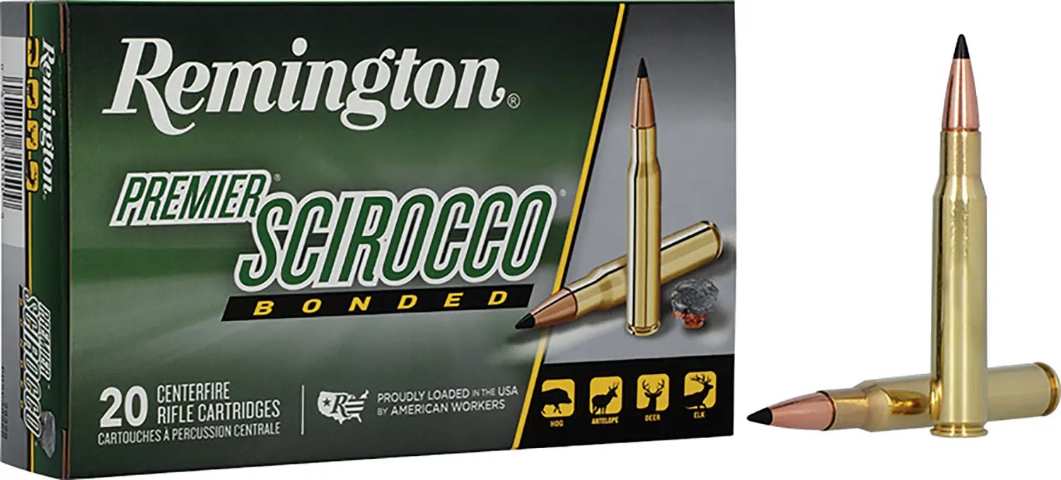 Remington Ammunition 29316 Premier Scirocco Bonded 7mmRemMag 150gr Swift Scirocco Bonded 20 Per Box/10 Case