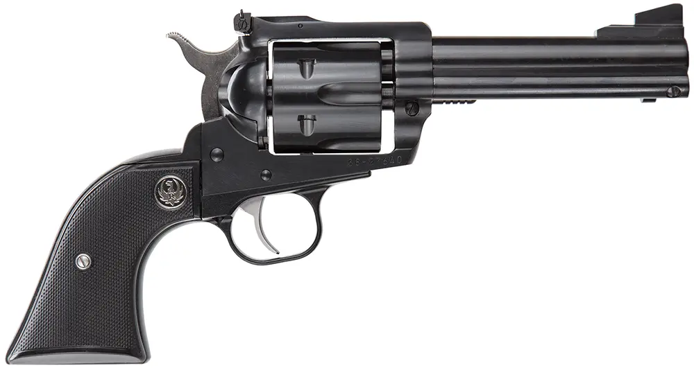 Ruger 0405 Blackhawk 41 Rem Mag 6rd 4.63" Blued Alloy Steel Barrel & Frame, Black Checkered Rubber Grip, Transfer Bar Safety, Exposed Hammer
