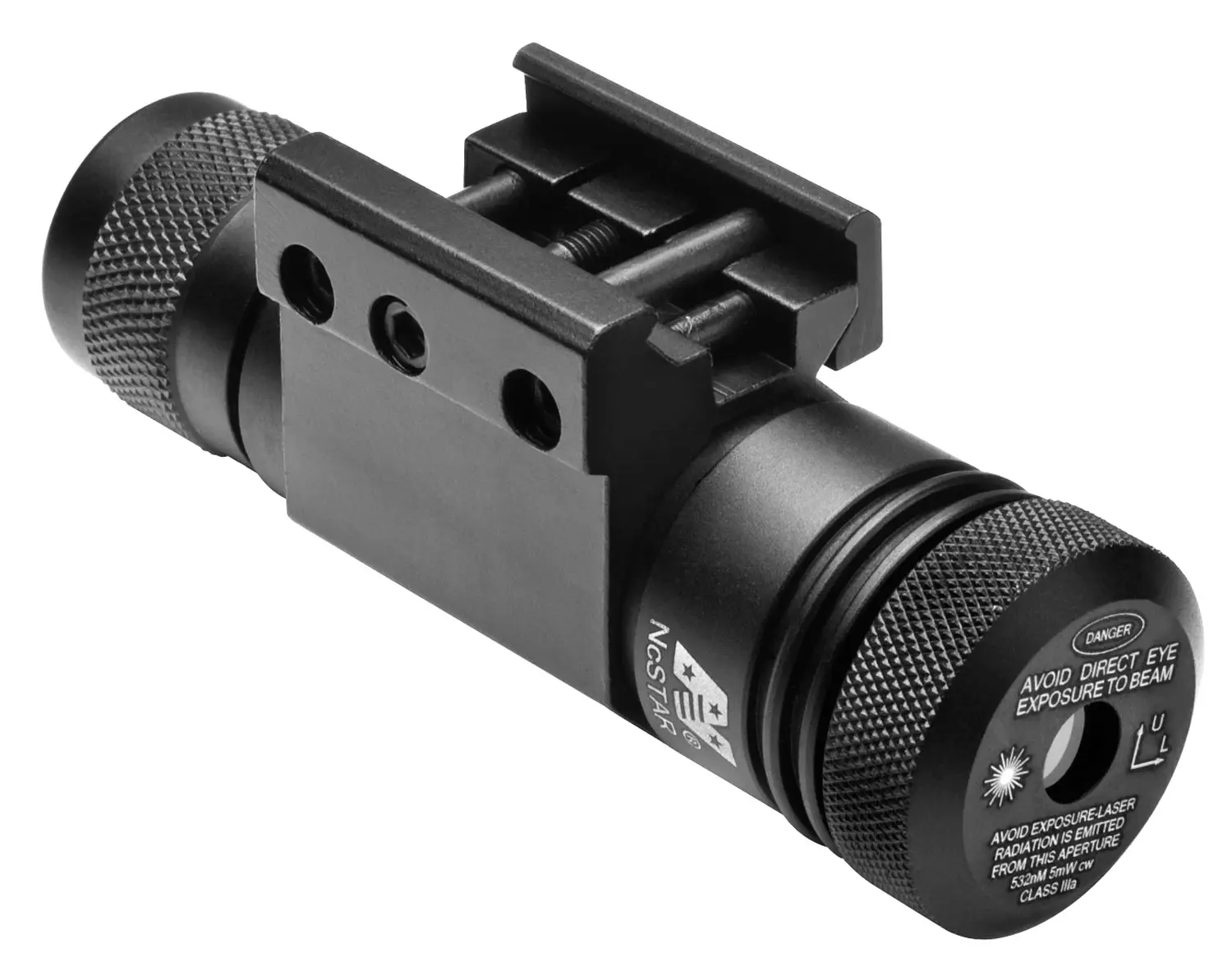 NcStar APRLSG Green Laser with Weaver Style Mount Black Anodized