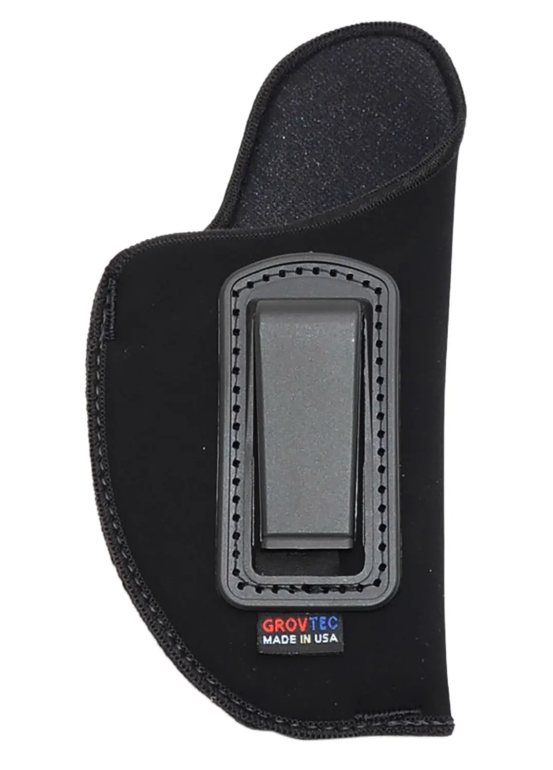 GrovTec US Inc GTHL14101R Inside The Pants IWB Size 01 Black Suede Belt Clip Fits Med Semi-Auto 3-4" Barrel Right Hand