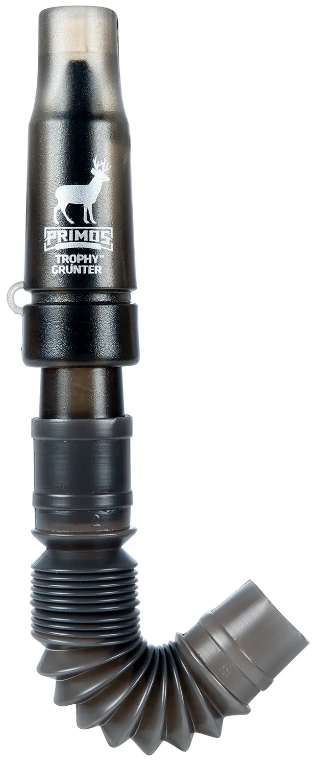 Primos 707 Trophy Grunter Grunter Call Single Reed Attracts Deer Black Plastic