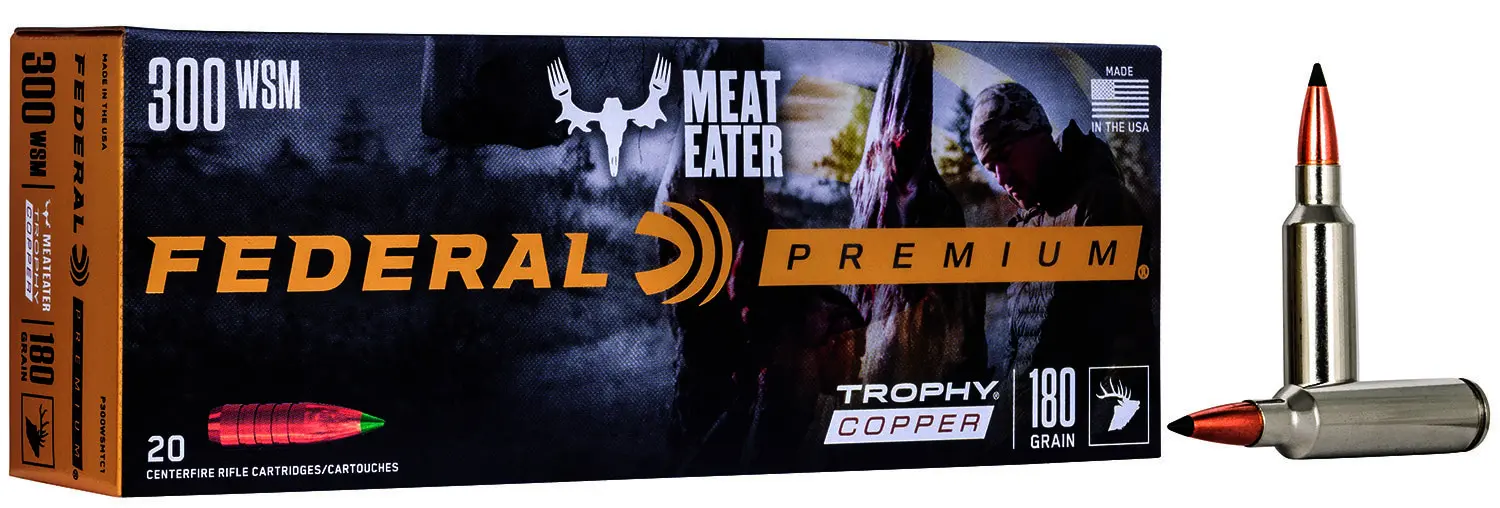 Federal P300WSMTC1 Premium 300WSM 180gr Trophy Copper 20 Per Box/10 Case