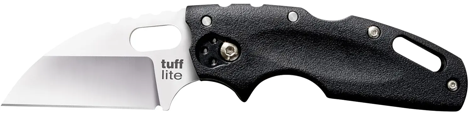 Cold Steel 20LT Tuff Lite 2.50" Folding Plain Sheepsfoot Japanese AUS-8A SS Blade/Black Griv-Ex Handle