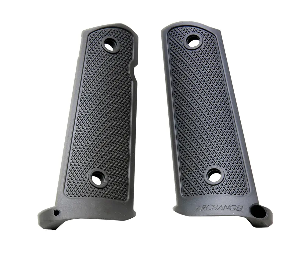 Archangel AA108 Grip Panels Made of Aluminum With Black Anodized Diamond Checkering Finish for 1911 Government