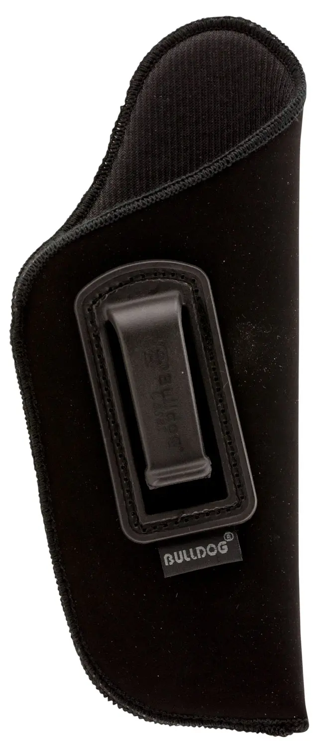 Bulldog DIP815 Deluxe IWB Black Suede Like Belt Clip Fits Beretta 92/Glock 20/2-3" Barrel Right Hand