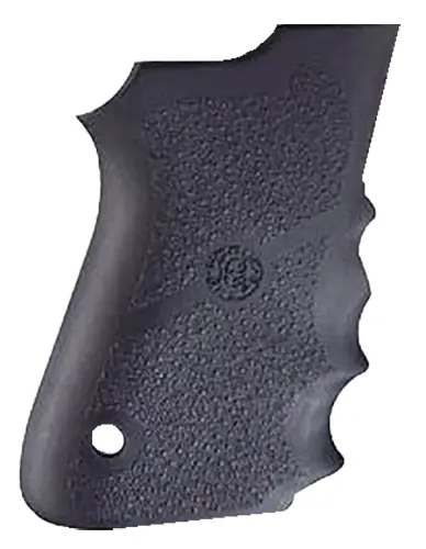 Hogue 69000 Rubber Grip Black Rubber with Finger Grooves for S&W 6906, Shorty 40, 4013 TSW