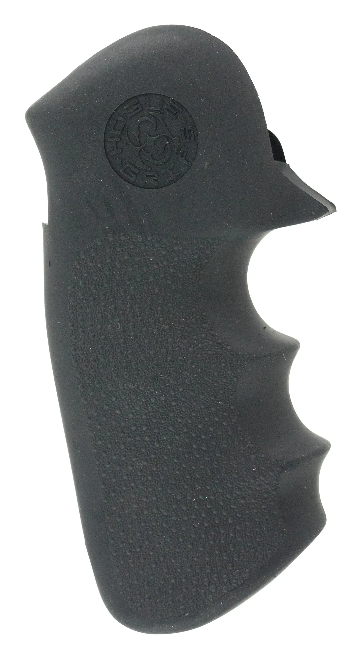 Hogue 47000 Monogrip Finger Grooves Black Rubber with Finger Grooves for Colt King Cobra, Anaconda