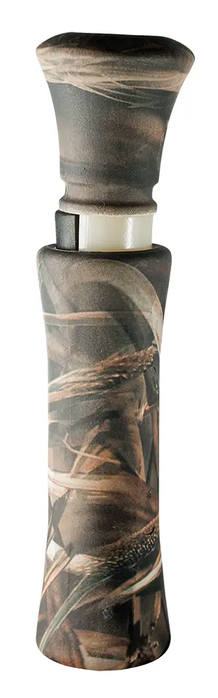 Duck Commander DC2006 Camo Max Open Call Double Reed Mallard Hen Sounds Attracts Ducks Realtree Max-4 Plastic