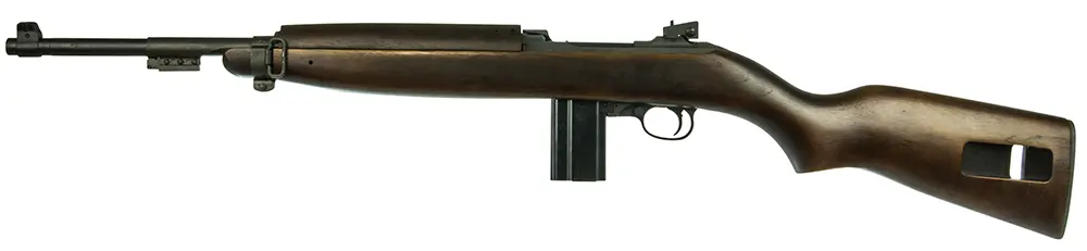 Bolt-action rifle with wooden stock and metal barrel, ideal for hunting and shooting sports.