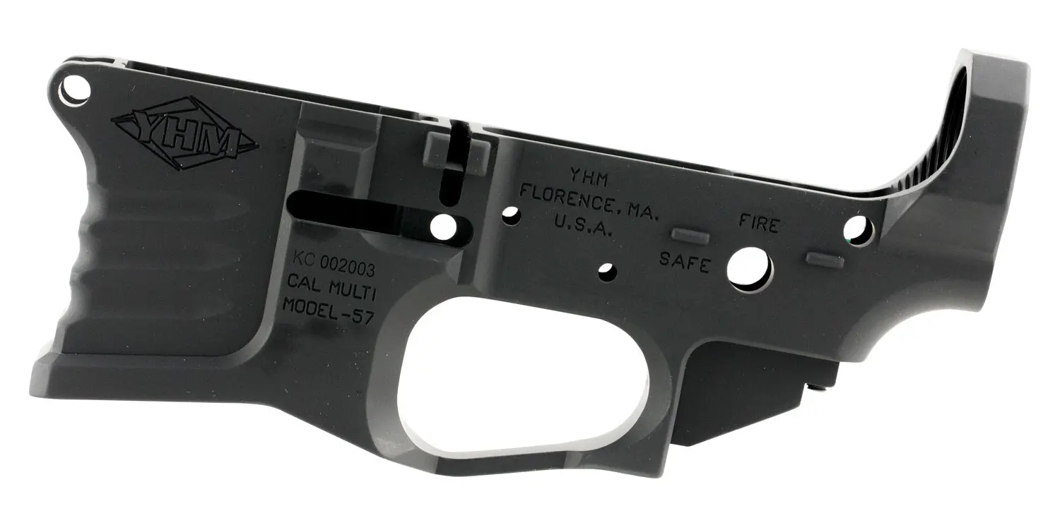 Yankee Hill 125BILLET Billet Lower Receiver 5.56x45mm NATO 7075-T6 Aluminum Black Anodized for AR-15