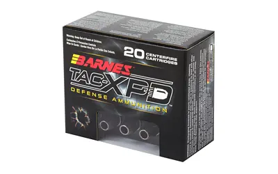 BARNES TAC-XPD 9MM 115GR HP 20/200 - Image 3