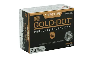 SPR GOLD DOT 32ACP 60GR HP 20/200 - Image 2