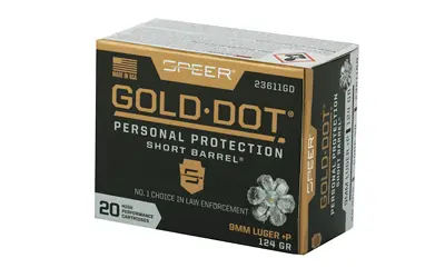 SPR GOLD DOT 9MM+P 124G HP SB 20/200 - Image 3