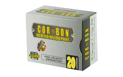 CORBON 38SPL+P 110GR JHP 20/500 - Image 3