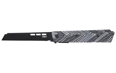 CRKT ZEPHYR 3.22" PLAIN EDGE WHT/BLK