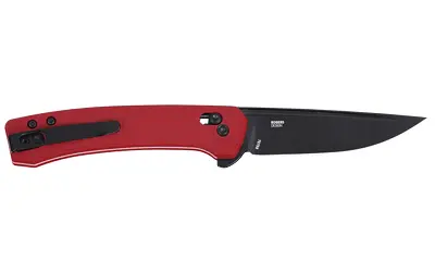 CRKT Q COMPACT 3.05" PLAIN EDGE RED - Image 2