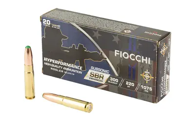 FIOCCHI HYPR SBR 300BLK 220GR 20/200