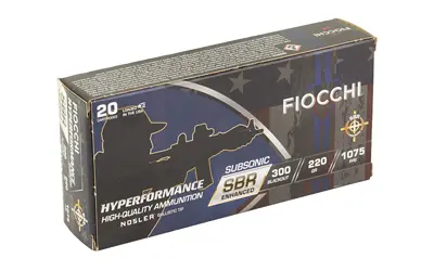 FIOCCHI HYPR SBR 300BLK 220GR 20/200 - Image 2