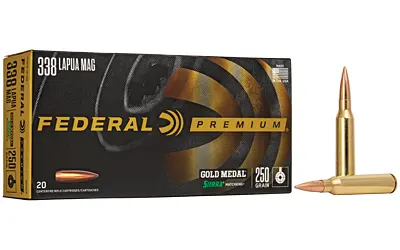 FED GOLD MDL 338LAP 250GR BTHP 20/