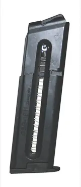 Close-up of a magazine loader for firearms, used to assist in loading ammunition.