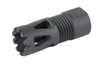LBE FLASH HIDER TRI-PORTS 1/2X28 BLK - Image 3