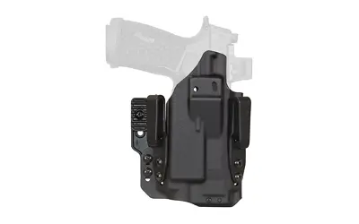 Holster with pistol for concealed carry or tactical use.
