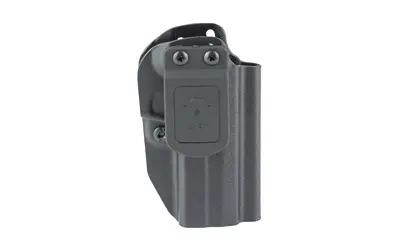 Holster for concealed firearm carry with adjustable retention.