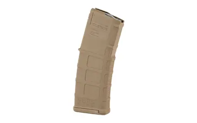 Magpul rifle magazine in tan color for firearm magazines.