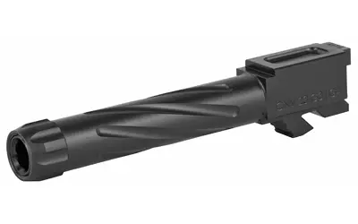 Suppressor with mounting rail for rifles and tactical guns.