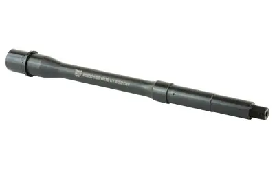 Black firearm suppressor for rifles, high-quality and durable.