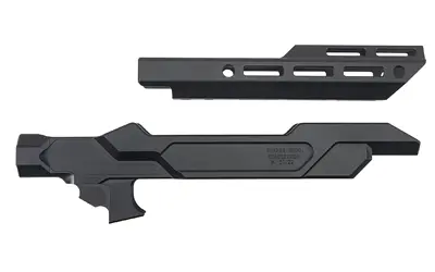 Rail system for firearm customization and attachment of accessories.