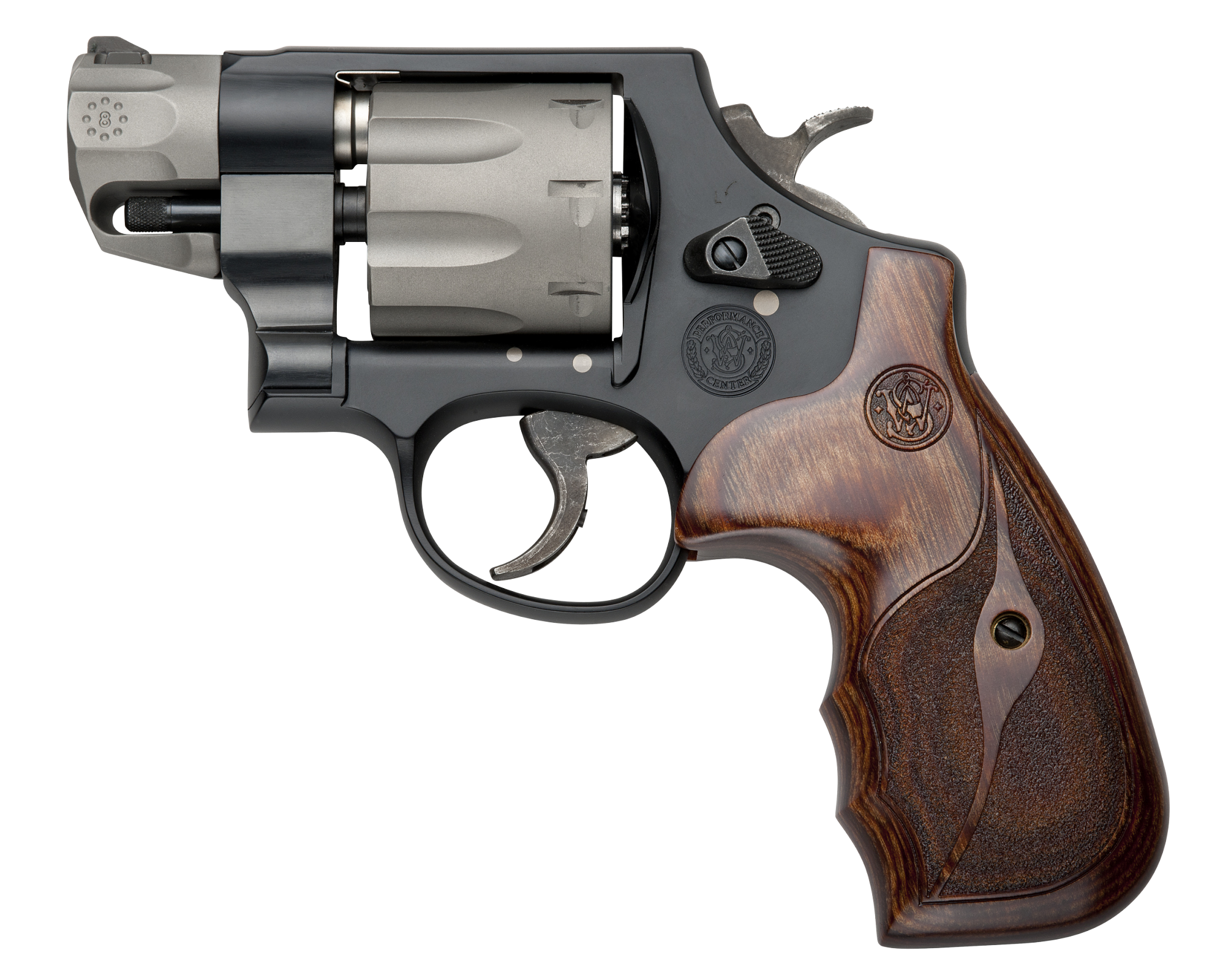 SMITH AND WESSON 327 PC 357MAG 2" BL/WD FS 8RD