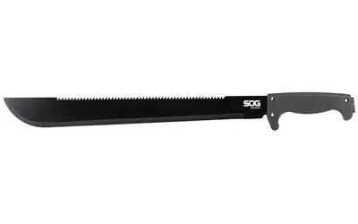 SOG SOGFARI MACHETE BLACK 18" W/STH