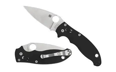 SPYDERCO MANIX 2 BLACK G10 PLAINEDGE