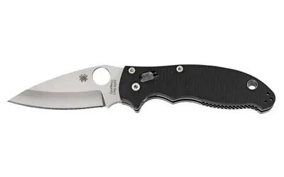 SPYDERCO MANIX 2 BLACK G10 PLAINEDGE - Image 2