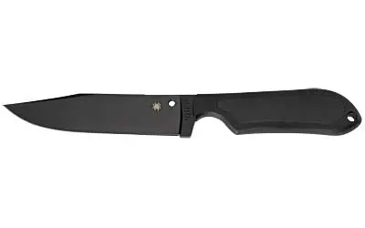 SPYDERCO STREET BOWIE BLK W/SHEATH