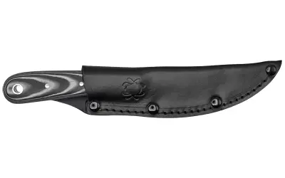 SPYDERCO BOW RVR G-10 BLK/WTE W/STH - Image 2