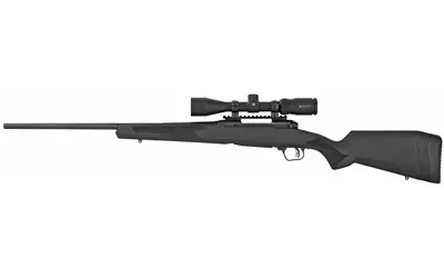 High-precision rifle with scope and long barrel for accurate shooting.
