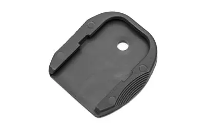 Rubber pad for firearm accessories and grips.