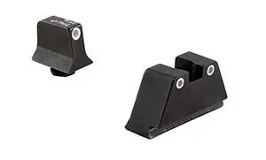 TRIJICON 3 DOT SUPP NS GLK WHITE/WHITE