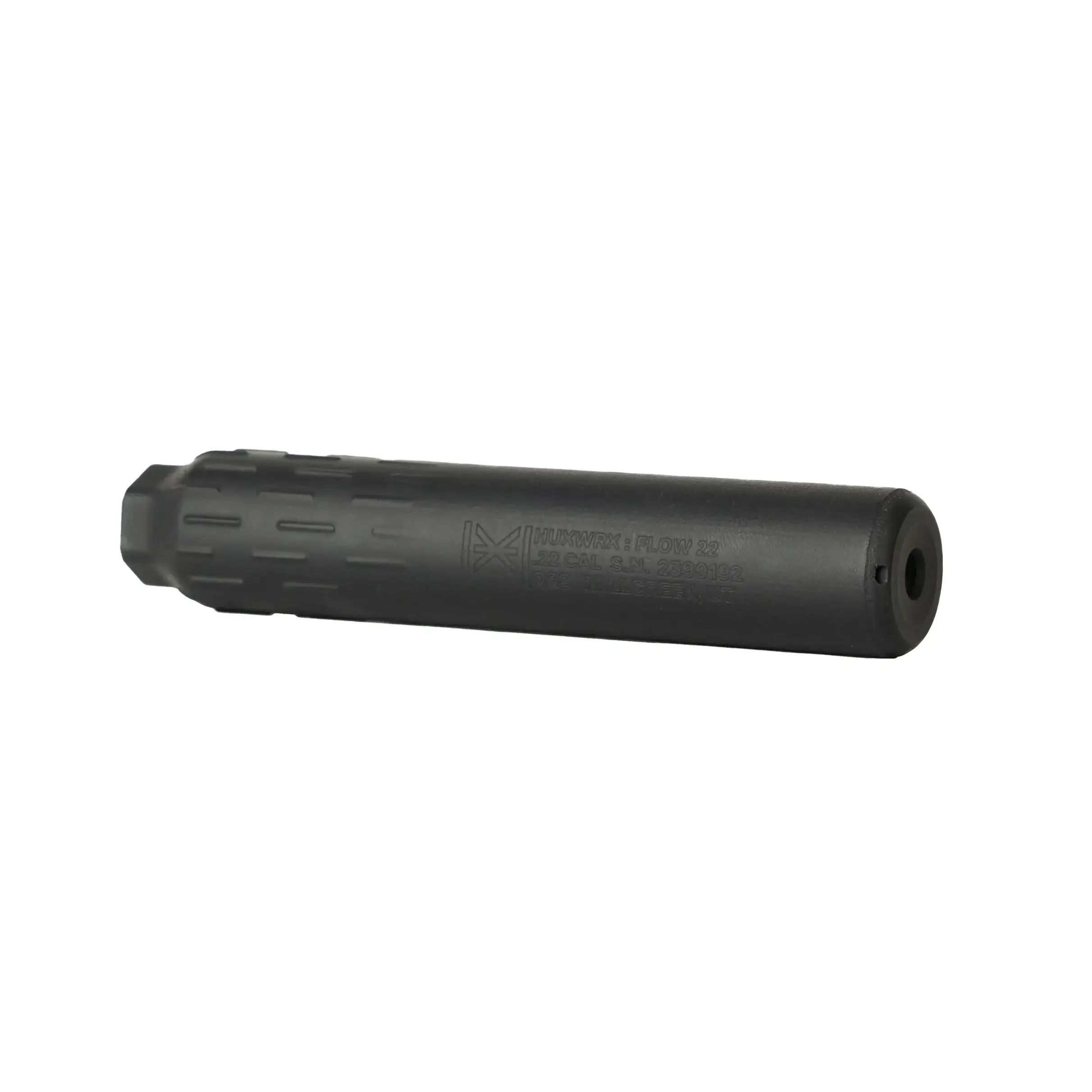 HUXWRX FLOW 22 TI SILENCER 1/2X28 BLK