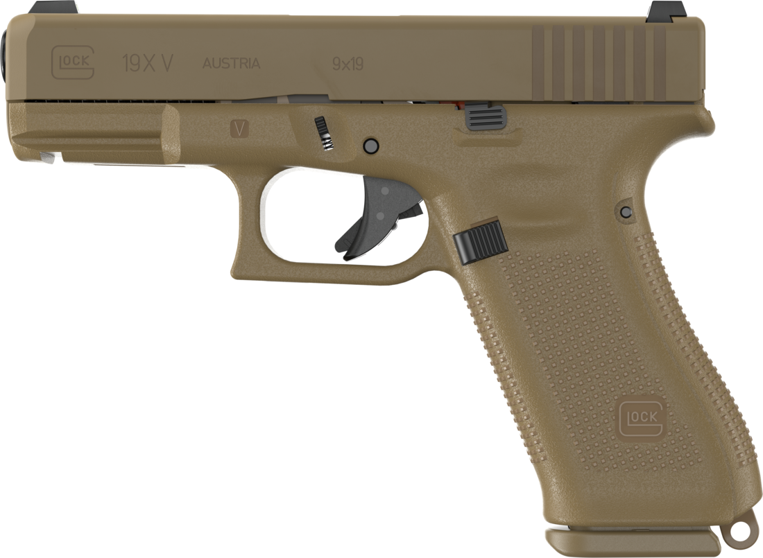 GLOCK G19X V 9MM 10+1 4.0" FDE GNS