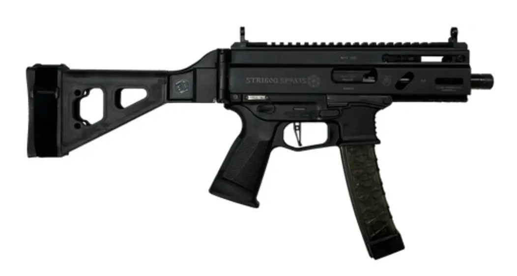 GRAND POWER STRIBOG SP9A3S 9MM SUB BLK PSTL W/SBT BRC 5" THRD BRL 3-30RD
