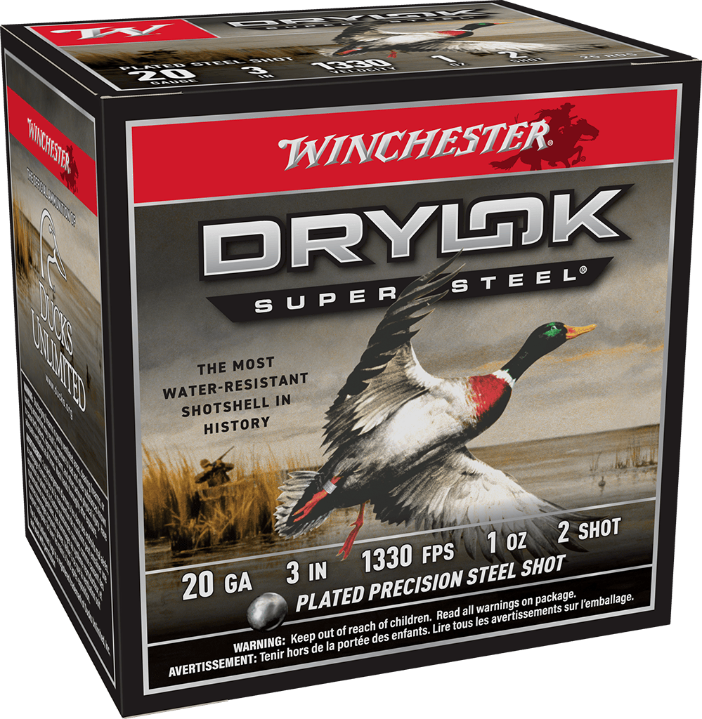 WINCHESTER DRYLK STL MAG 20G 3" 1OZ 25/250